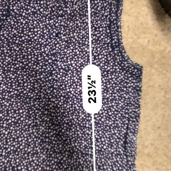 Q & A Polka Yesmen Henley Polka Dot Blouse NWOT - Picture 7 of 7